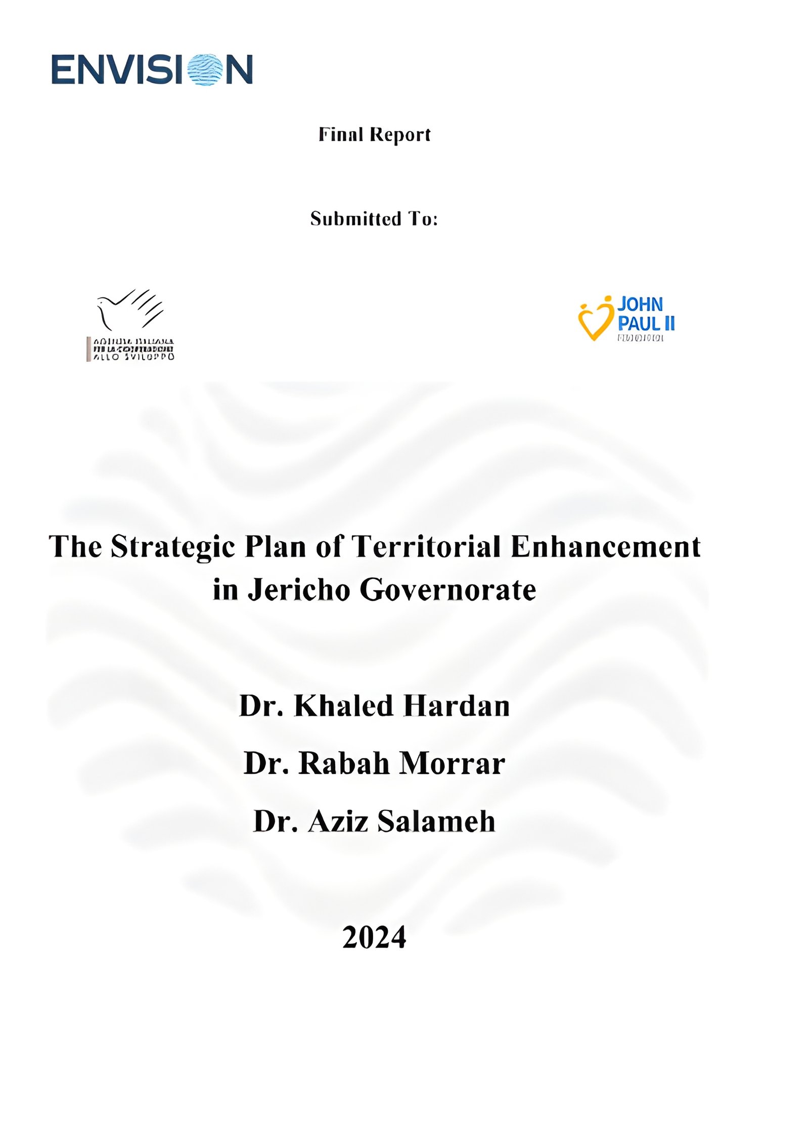 The Strategic Plan of Territorial Enhancement