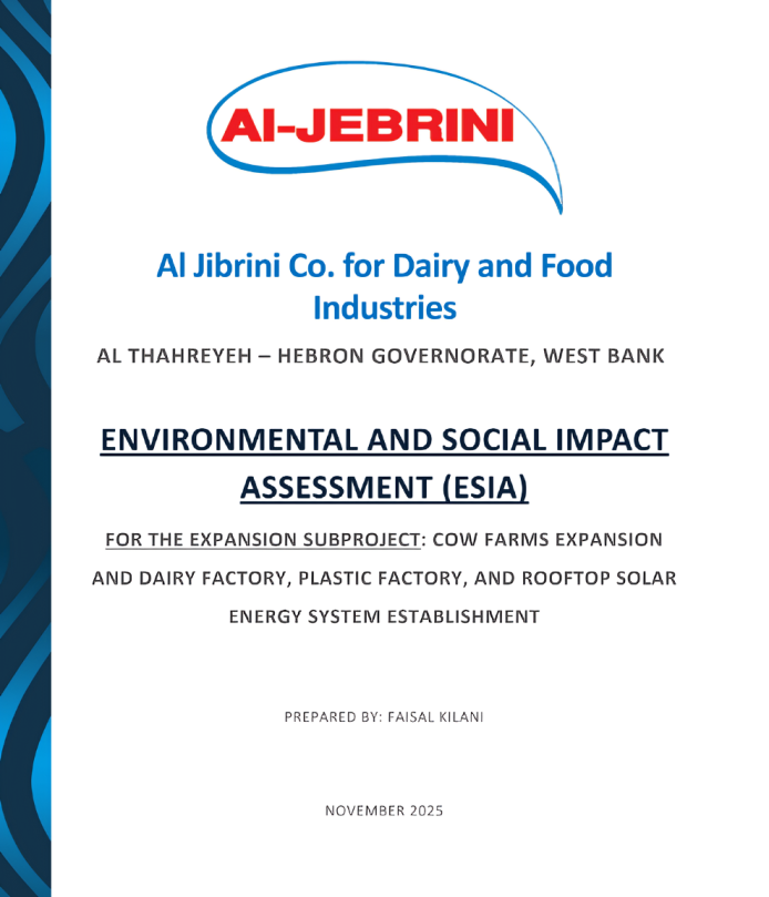 ESIA Al  Jibrini Co. for Dairy and Food